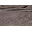 Tapis carré gris anthracite en laine fait à la main Annebelle