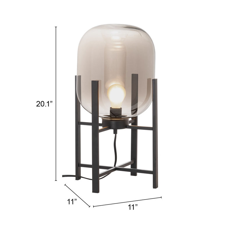 Lampe de table Matton Wonderwall - noir, Noir, noir, noir, noir