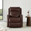 Fauteuil inclinable électrique en cuir véritable Louisa-101370428