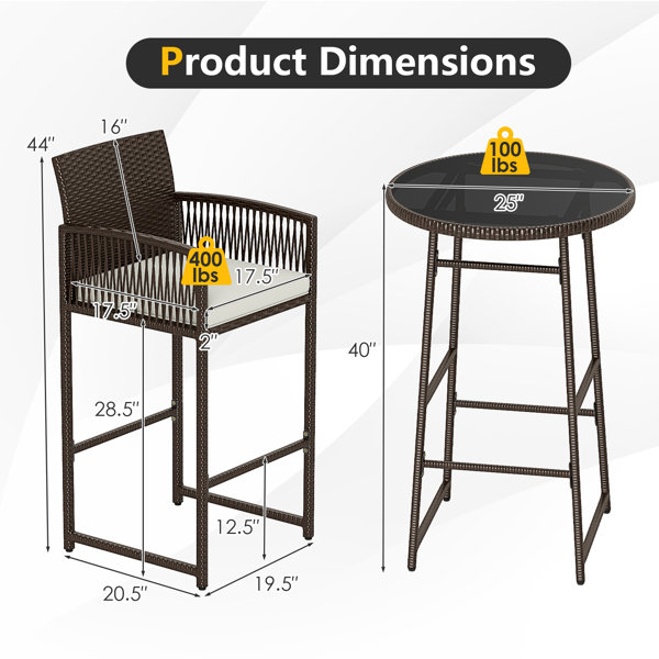 Dimensions du produit