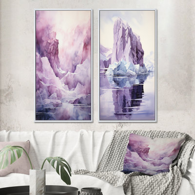 Symphonie polaire «Iceberg rose» - 2 pièces