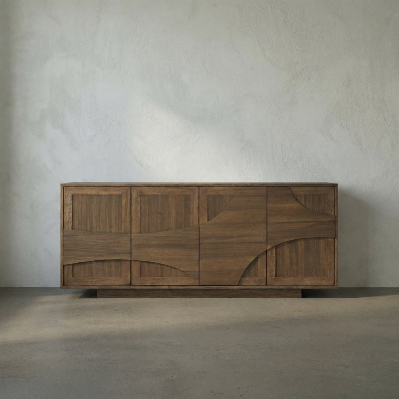 Collage 75'' W Solid Wood Sideboard