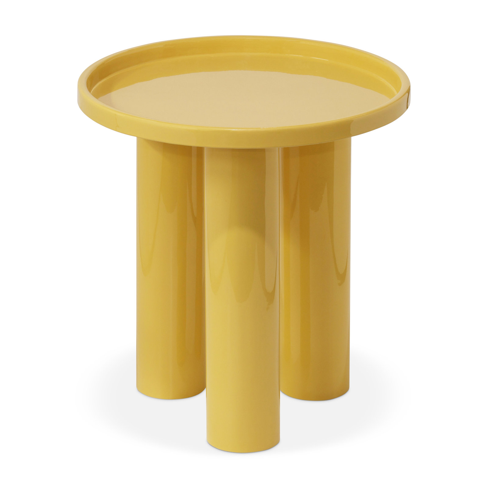 Isthia End Table, Yellow Ochre