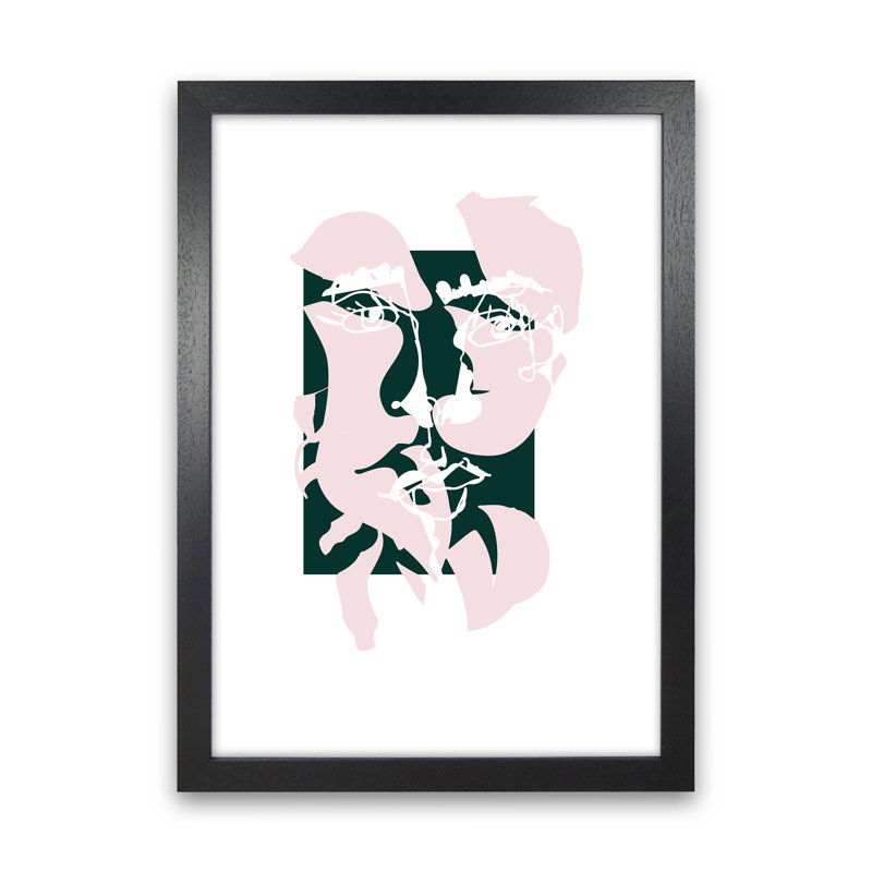 Modern Art II - Print, Black Framed, 59.4cm H x 42cm W x 3cm D