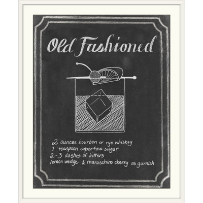 Chalkboard Cocktails " Chalkboard Cocktails I " by Grace Popp