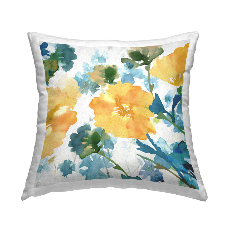 Floral Throw Pillow