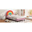 Lit plateforme tapissier Rainbow Design