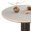 Table de salle à manger ronde en dalle de pierre moderne-419330834-419330845