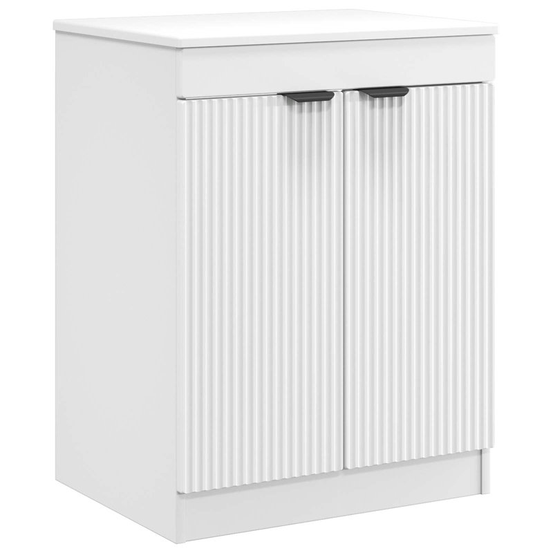 54cm Bathroom Vanity Base Only, White