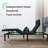 Electric Adjustable Bed  With Massage & Wireless Remote – 12" Memory Foam Mattress Included-141472690