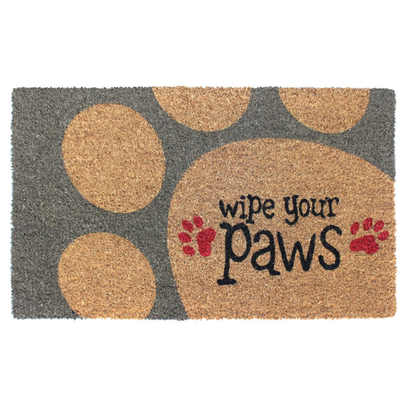Tapis antidérapant pour l'intérieur et l'extérieur 30 po x 18 po Bilbania