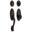 Landon Handleset with Double Cylinder Deadbolt and Door Knob and Rosette-185926319-185189401-185190165