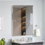 Miroir de salle de bain avec cadre en aluminium, miroir de meuble-lavabo mural-2088509238-2088509236