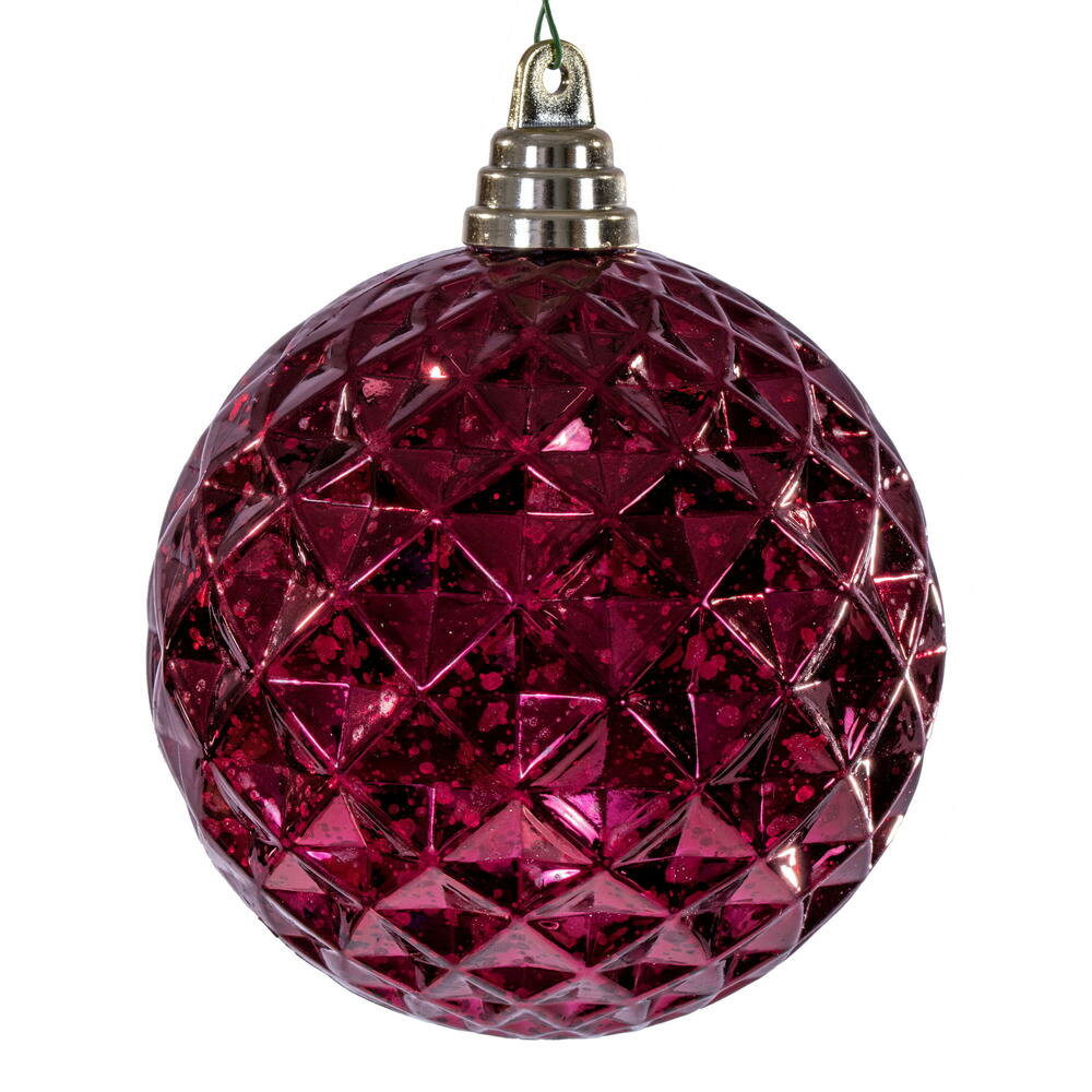 The Holiday Aisle® 4.75" Diamond Mercury Ornament. It includes 4 pieces per bag. The Holiday Aisle®