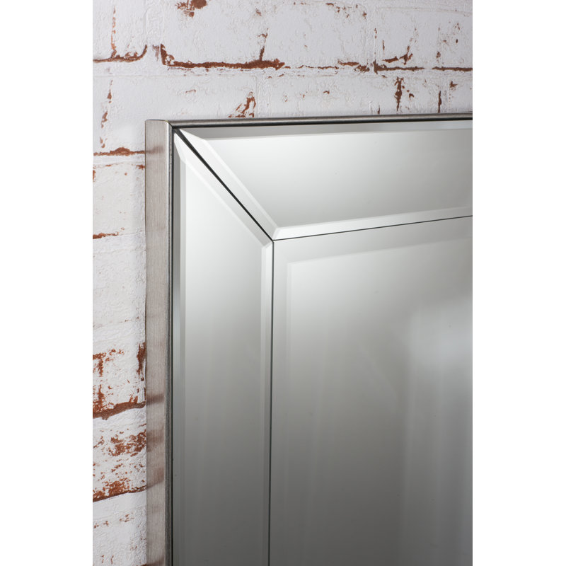 Cossey Glass Flat Wall Mirror, 135 cm H x 60 cm W