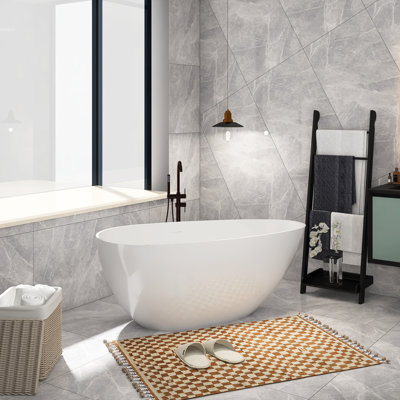 61'' x 30.7'' Soaking Acrylic Bathtub