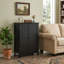 Armoire de rangement autoportante en bois à 2 portes avec tablettes intérieures réglables personnalisables pour la salle de bain-1765564805