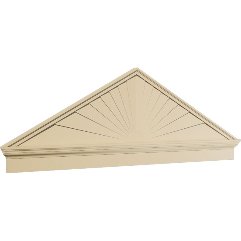 Fronton en uréthane Signature, 76 po x 25,875 po x 2,75 po, Combinaison, Rayons de soleil