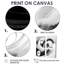«White and Black Ink Spiral - Abstract Spirals Wall Art Decor», reproduction sur toile abstraite blanche 2 pièces-1622032851-1622032854-1622032814