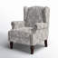 Fauteuil d'appoint à oreilles rembourré Anndi-88046185