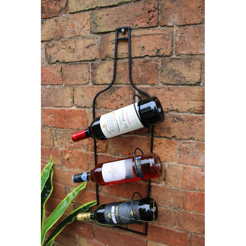 Delgadillo Wall Mounted Wine Bottle Rack