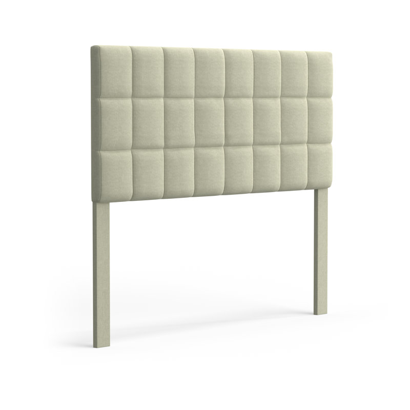 Tête de lit tapissier Ahitana, Grand, Beige