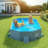 PVC,PE Square Pet Pool 12'' H x 71'' W x 39'' L-99954155