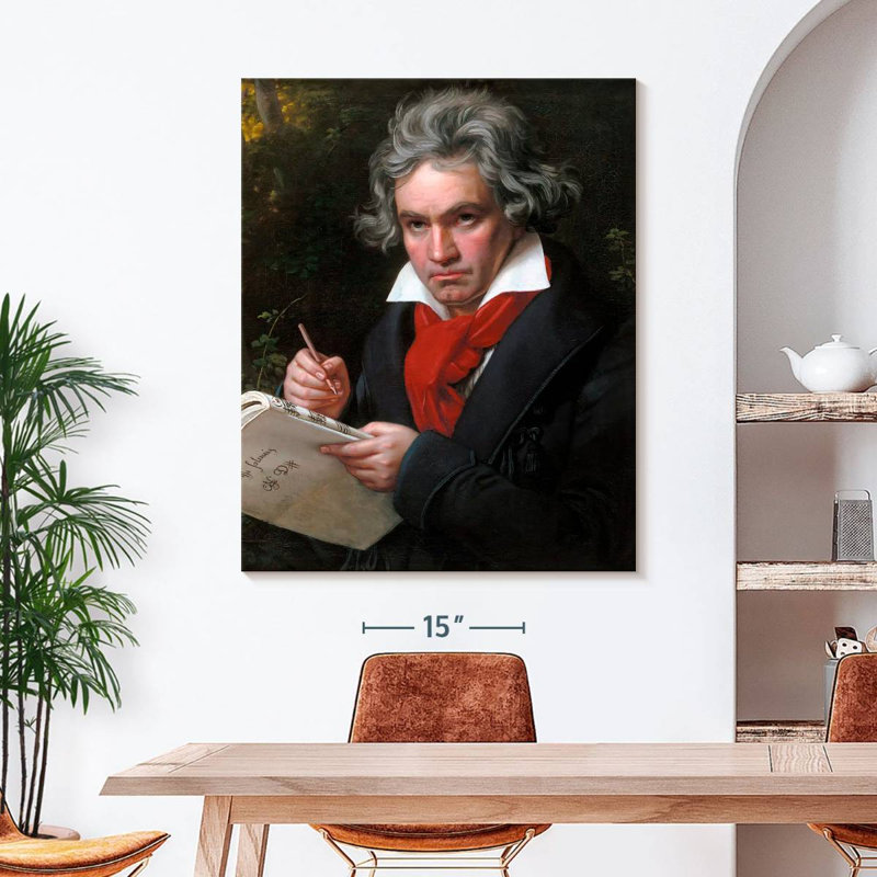 Ludwig Van Beethoven, H 45 po x l 36 po