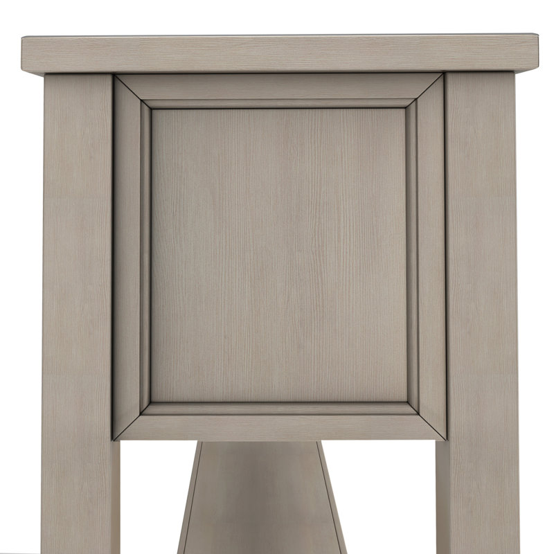 Rustic Entryway Console Table, Gray Wash