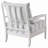 Upholstered Stripe Accent Chair