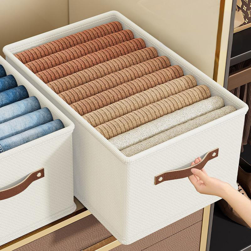 Foldable Cloth Storage Box Without Compartments