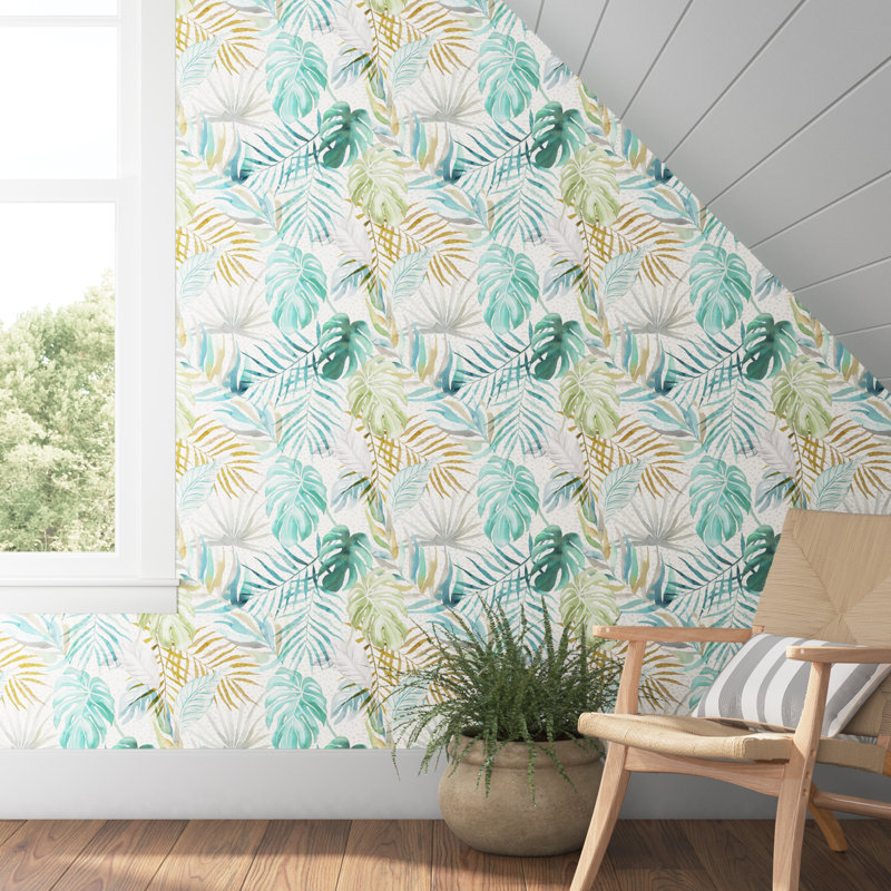Rouleau de papier peint Bagnell, Turquoise