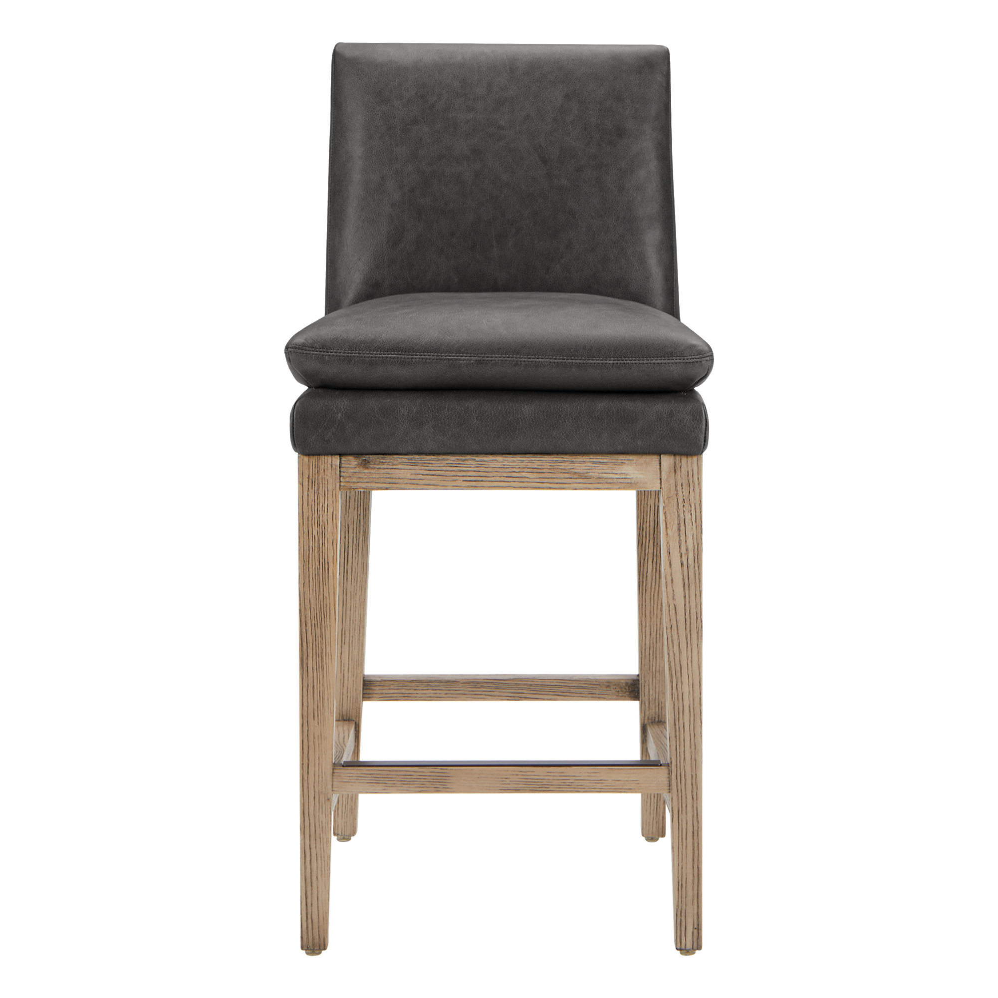 Bethea Upholstered Counter Stool, Marseille Black