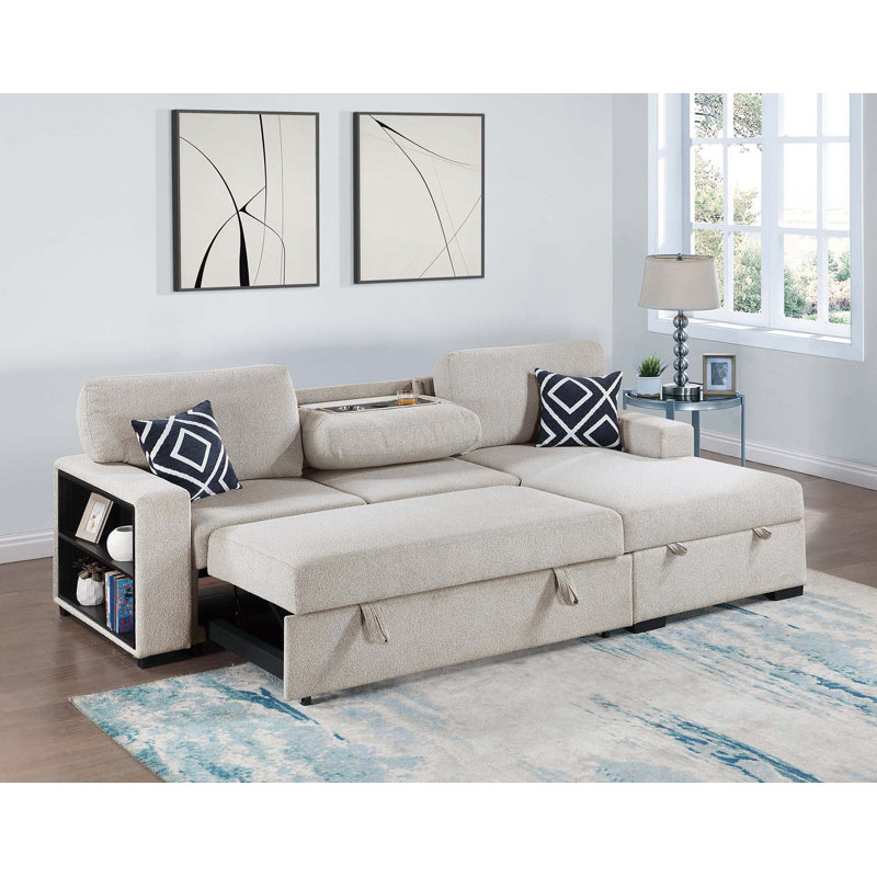 Canapé modulaire convertible 2 pièces, Beige