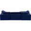 Canapé modulaire réversible en velours de 120 po de large avec repose-pieds Kirstey-87141384
