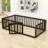 Guerriero Wooden Daybed Frame with Fence-1236834003-1236834000