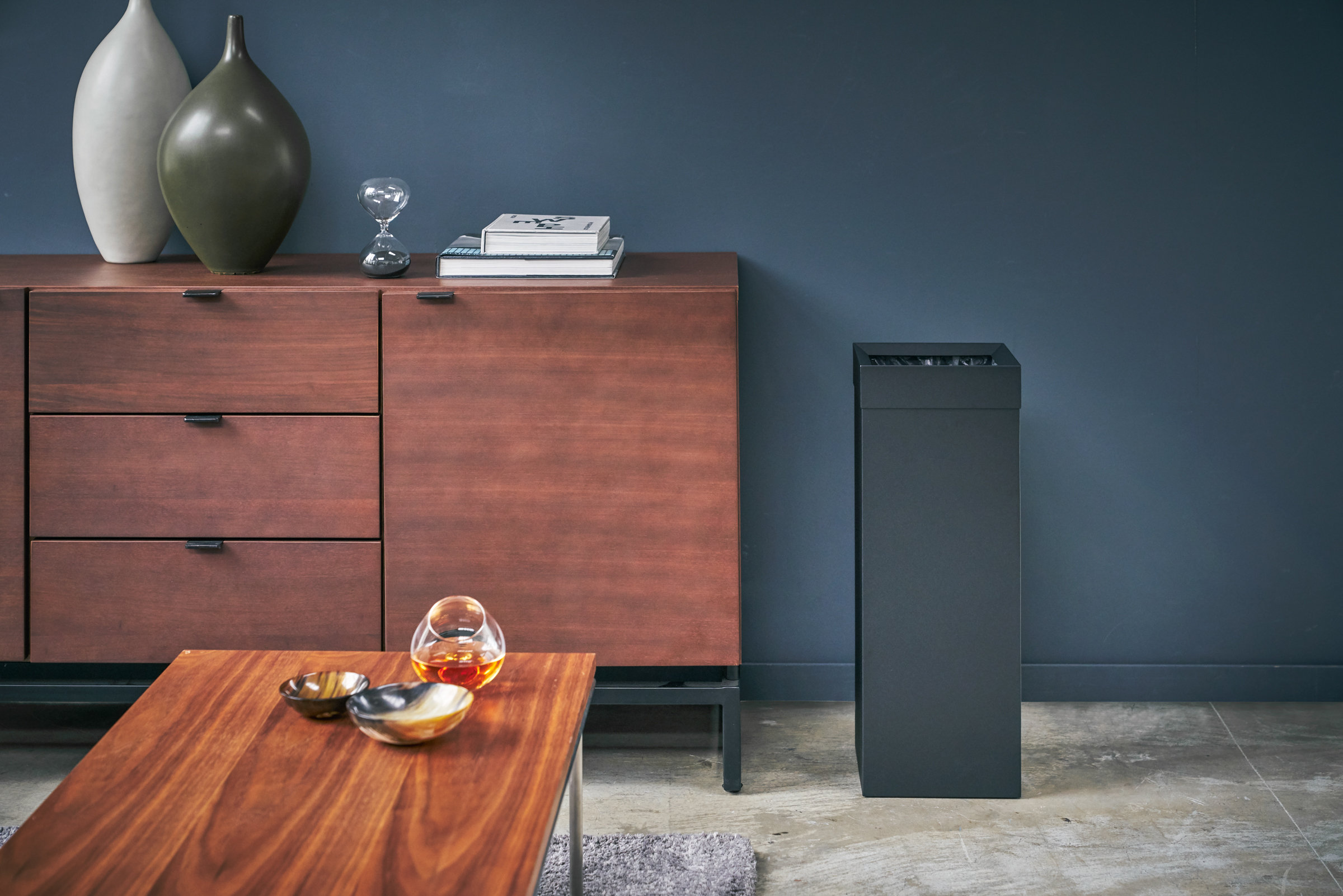 Yamazaki USA Tower Yamazaki Home Tall Trash Can 7.25 gallon Waste ...