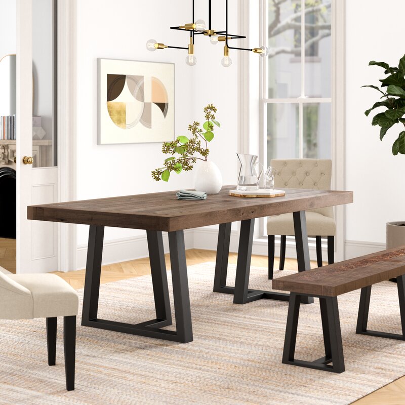 Wade Logan® Miesville Dining Table & Reviews | Wayfair