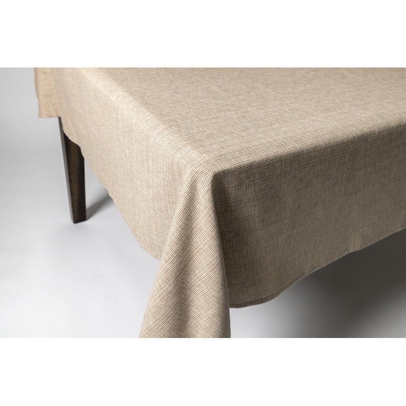 Suitland Solid Color 100% Cotton Tablecloth, Red, 84" L x 60" W