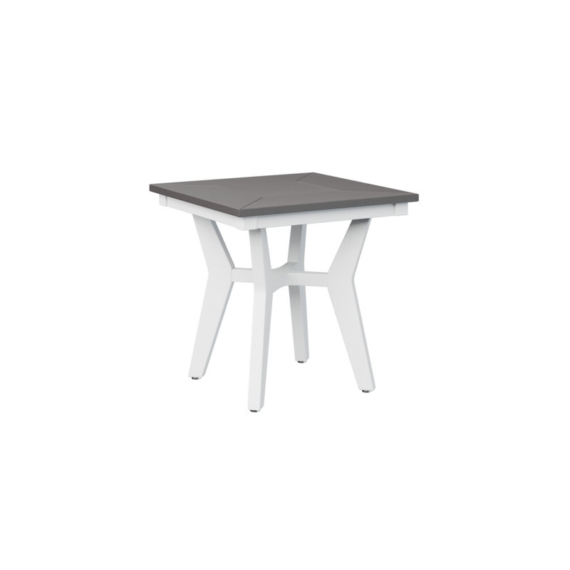 Table de bout carrée Newtowne, Gris fumée