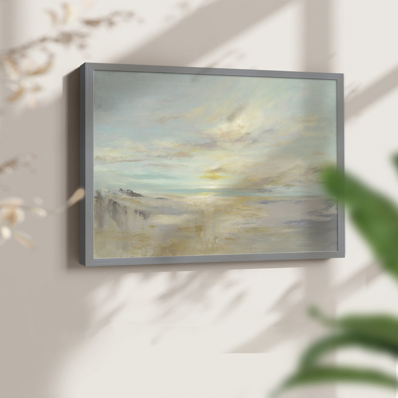 Après l'été - Reproduction encadrée - Restickable, Gris, H 22 po x l 28 po