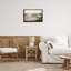 Cadre flottant matin brouillard sur arbres, design par Gemma Bardot-381923030-381923029