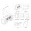 Ensemble de meuble-lavabo simple 60 po avec miroir Mance-24551129