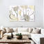 Minimalist Cats - Ensemble de 3 toiles tendues-48277687