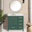 36'', Bathroom Vanity, , Solid Wood Frame, Modern, Freestanding, Basin, Soft - Close Drawers, Lightweight Installation 36 Inch Vanity In Construction, Freestanding Top, Function, Creates A Sleek
