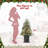 3Ft Christmas Tree Pre-Lit Artificial Christmas Tree With Snowflake Base