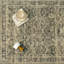 Tapis brun rétro pour salon Orihue-994190751