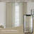 Pleated Linen Curtains, Semi Sheer Light Filtering Pinch Pleat with Hooks and Rings,Back Tab Drapes,Set of 2-1746195812-1776769551