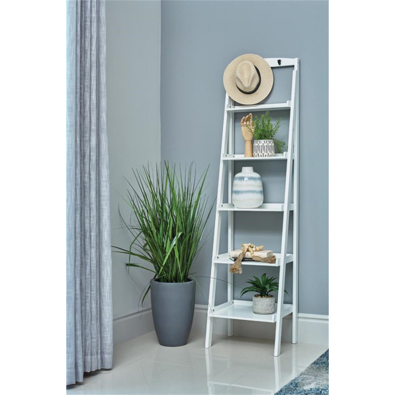 Wormleysburg Ladder Bookcase, White