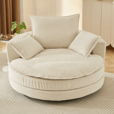 Swivel Sofa Chair Accent Barrel Chair